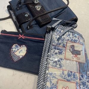 Brighton Denim Diaper Bag Retired